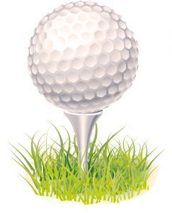 Golf Ball on Tee