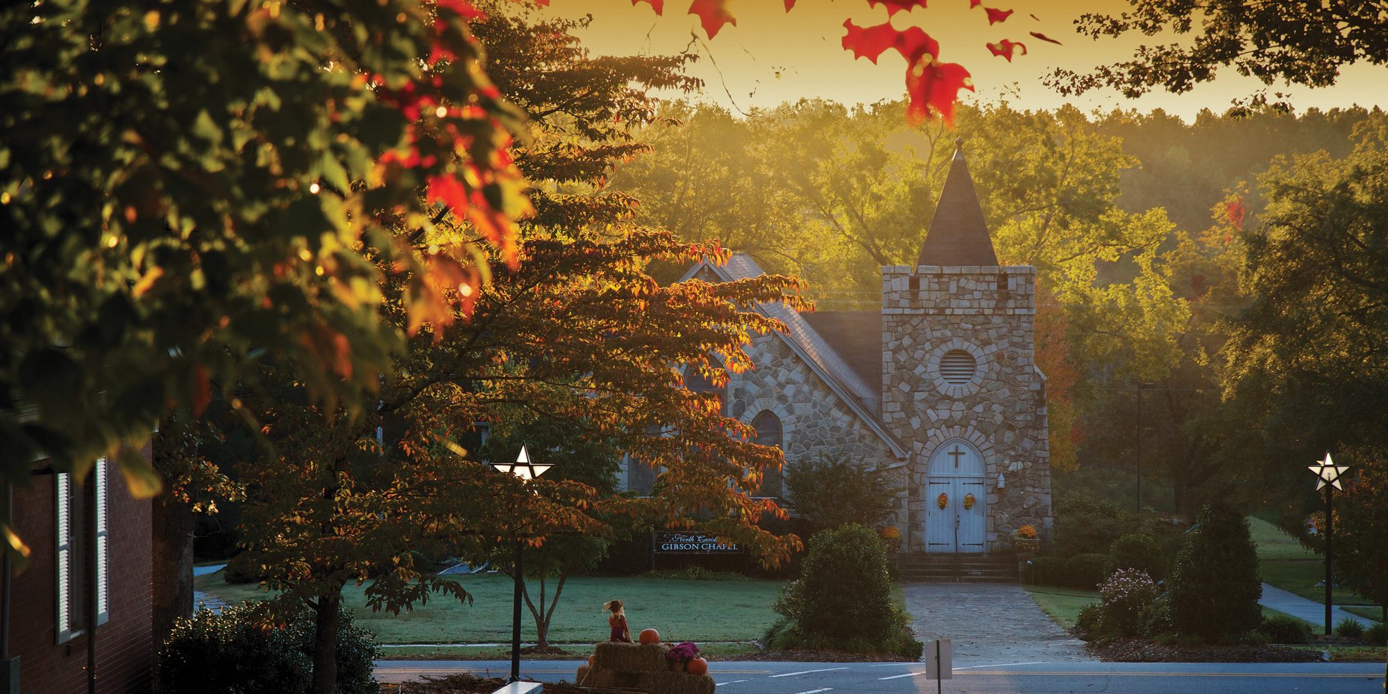NC Chapel Fall Sunset